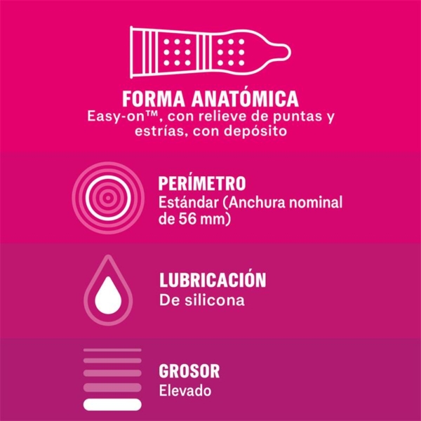 Condoms Dame Placer 12 Units - immagine 3