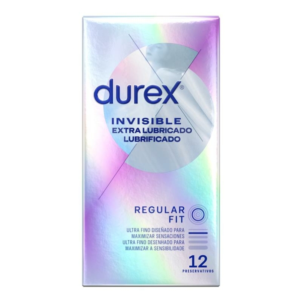 Condoms Invisible Extra Lub 12ud - immagine 2