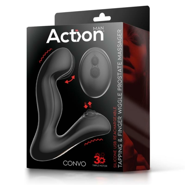 Convo Prostate Massager with Tapping and Finger Wiggle Function - immagine 9