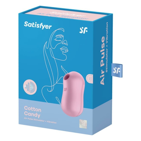 Cotton Candy Clitoris Sucker and Vibrator Lila - immagine 7