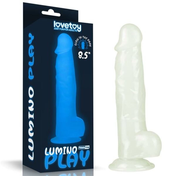 Dildo 8.5 Lumino Blue Light - immagine 11