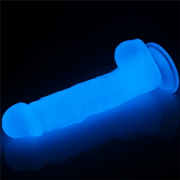 Dildo 8.5 Lumino Blue Light - immagine 3