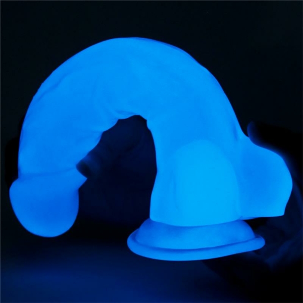 Dildo 8.5 Lumino Blue Light - immagine 5