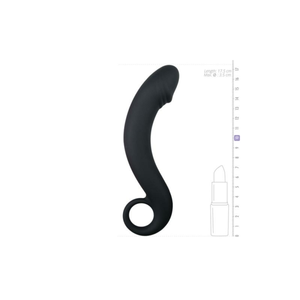 Dildo Black Silicone - Prostate - immagine 4