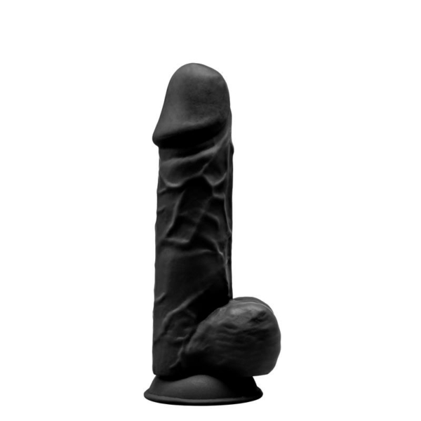 Dildo Dual Density Mod. 4 - 8.5 Black - immagine 2