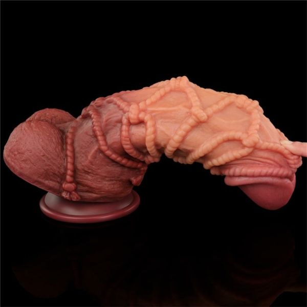 Dildo Dual Layer King Size Nature 10.5 - immagine 7