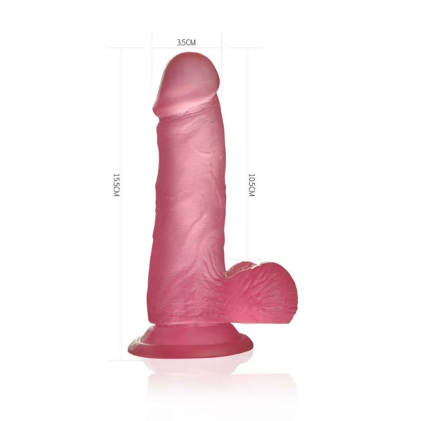 Dildo Jelly Studs 6 Pink - immagine 7