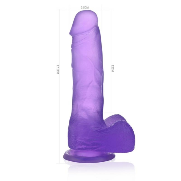 Dildo Jelly Studs 7 Purple - immagine 7