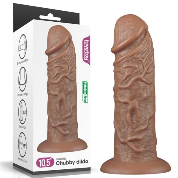 Dildo King 10.5 Brown - immagine 10