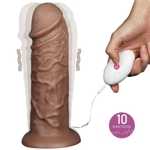 Dildo King 10.5 with Vibration Chubby Brown - immagine 9