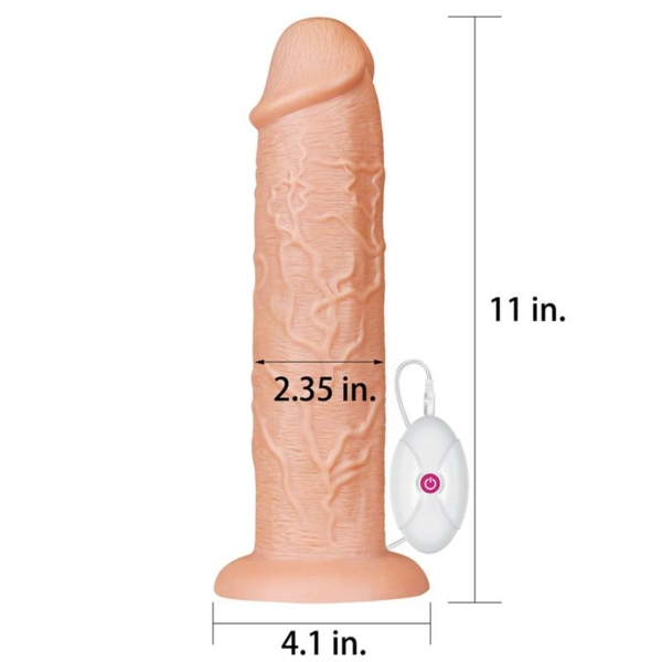 Dildo King 11 with Vibration Flesh - immagine 2