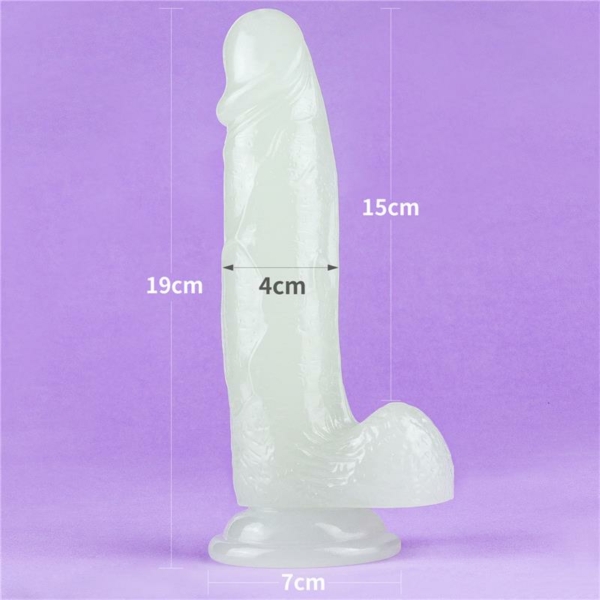 Dildo Lumino 7.5 Blue Light - immagine 13