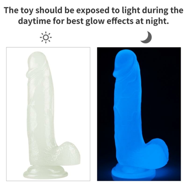 Dildo Lumino 7.5 Blue Light - immagine 14