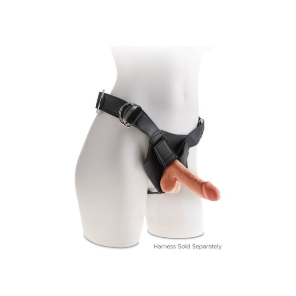 Dildo Triple Density with Testicles 6.5 Caramel - immagine 6