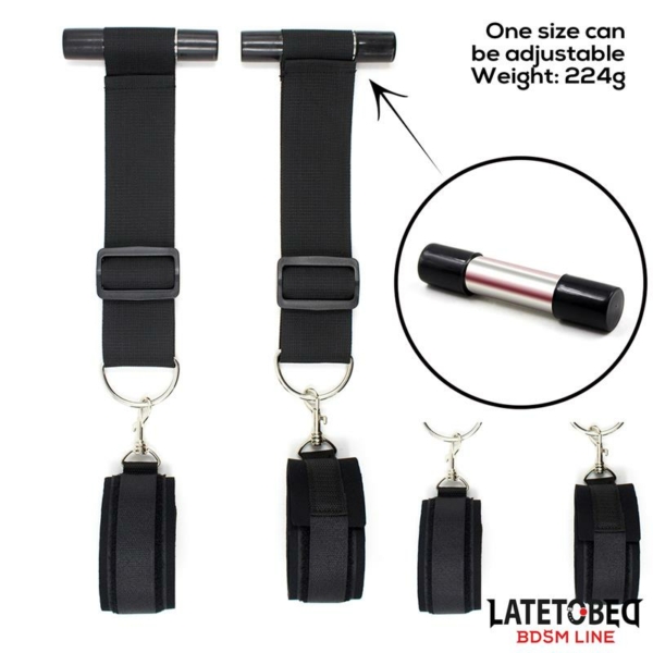 Door Swing Nylon Bind Neoprene Wrist Cuffs - immagine 7