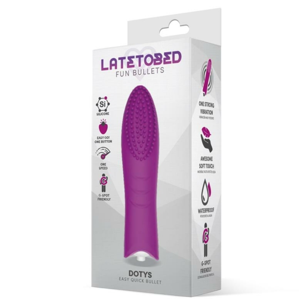Dotys Easy Quick Vibrating Bullet Silicone Purple - immagine 2