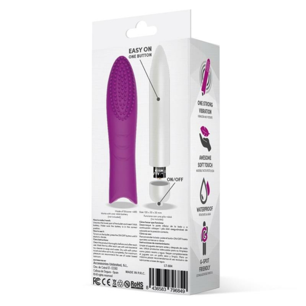 Dotys Easy Quick Vibrating Bullet Silicone Purple - immagine 3