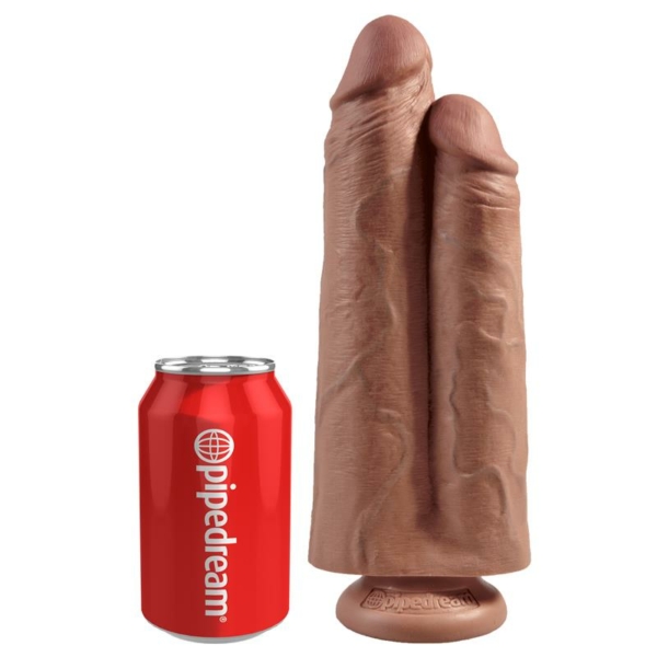 Double Dildo Two Cocks One Hole Tan 9 - immagine 2