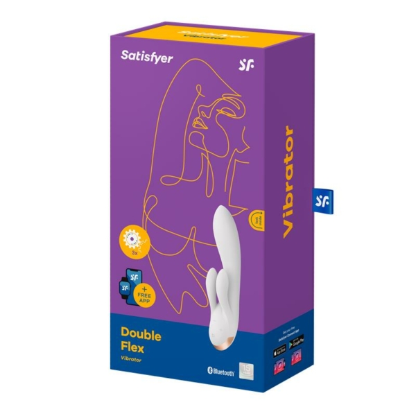 Double Flex G-Spot Vibe 3 Motors Satisfyer APP Connect White - immagine 6
