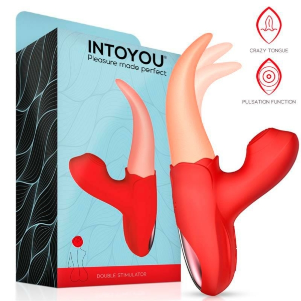 Double Stimulator Crazy Tongue and Pulsation