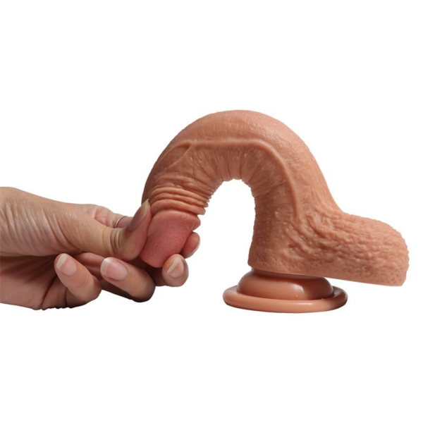 Dual Layer Silicone Dildo Crowley 18 cm - immagine 5