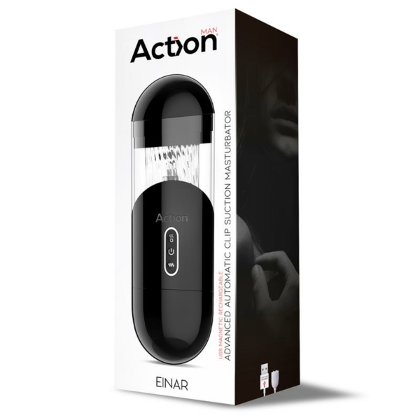 Einar Advanced Automatic Male Masturbator Suction and Vibration Magnetic USB - immagine 6