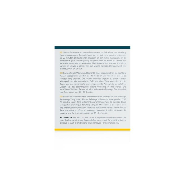 Exotic Massage Candle  Ylang Ylang  200g - immagine 5
