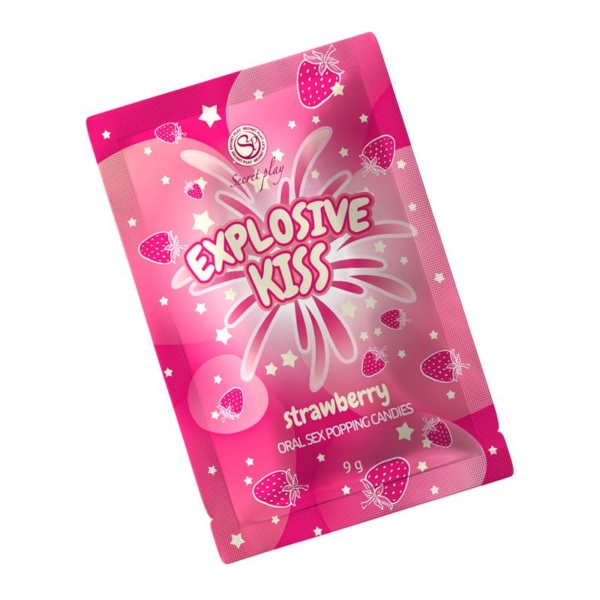 Explosive Candies Oral Sex Popping Candies 1 Sachet Strawberry Flavor - immagine 6