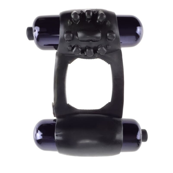 Fantasy C-Ringz Duo-Vibrating Super Ring Black - immagine 2