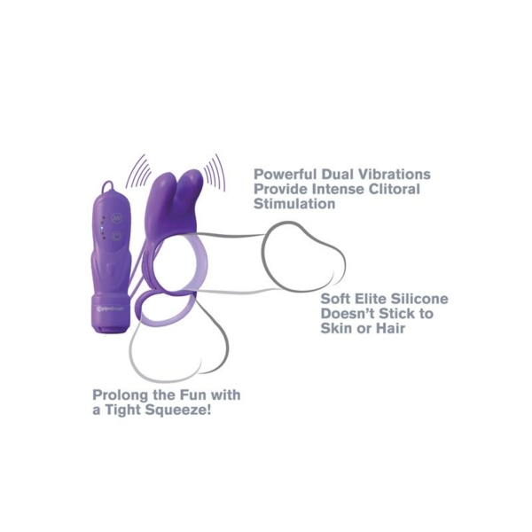 Fantasy C-Ringz Twin Teazer Rabbit Ring Purple - immagine 3