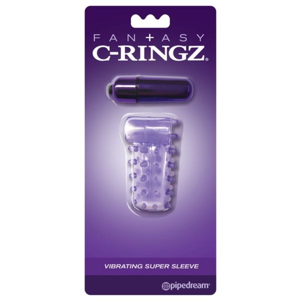 Fantasy C-Ringz Vibrating Cock Sleeve Purple - immagine 3