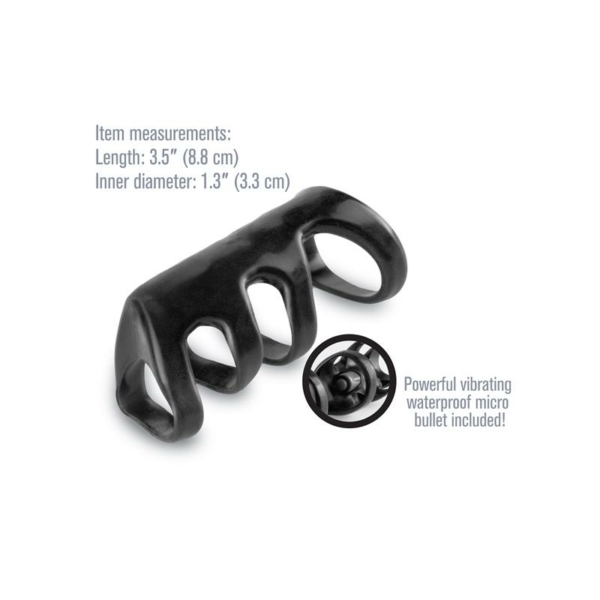 Fantasy X-tensions  Vibrating Power Cage-Black - immagine 2