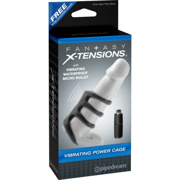 Fantasy X-tensions  Vibrating Power Cage-Black - immagine 4