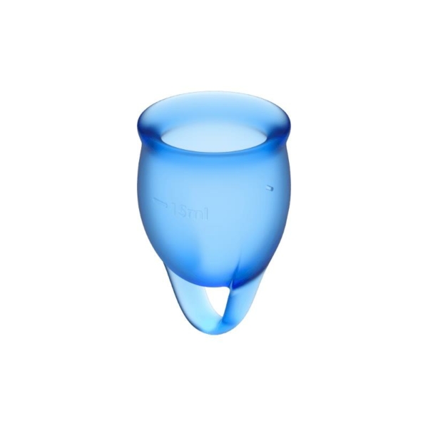 Feel confident Menstrual Cup Dark Blue Pack of 2 - immagine 2