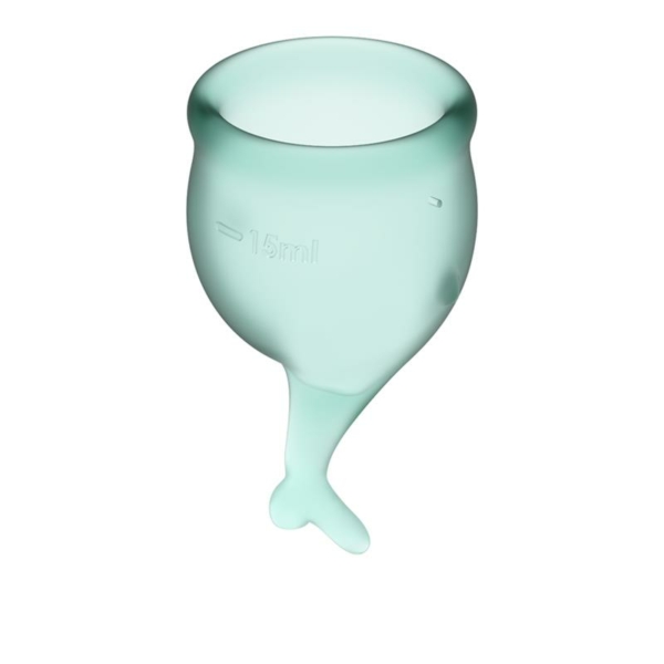 Feel Secure Menstrual Cup Dark Green Pack of 2 - immagine 2