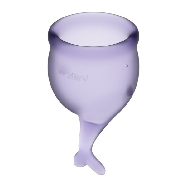 Feel Secure Menstrual Cup Lilla Pack of 2 - immagine 2