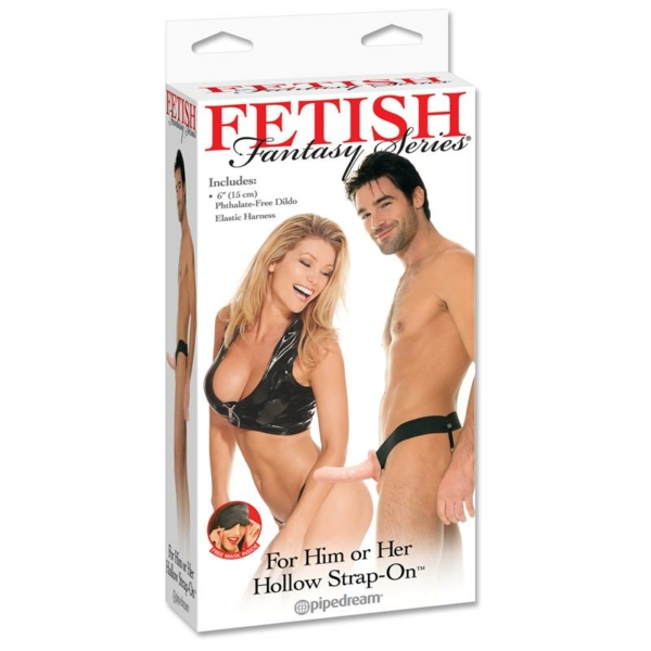 Fetish Fantasy Series  For Him or Her Hollow Strap-On Flesh - immagine 3