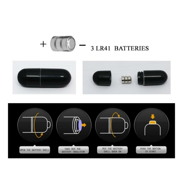 Finger Sleeve Vibrator Black - immagine 8