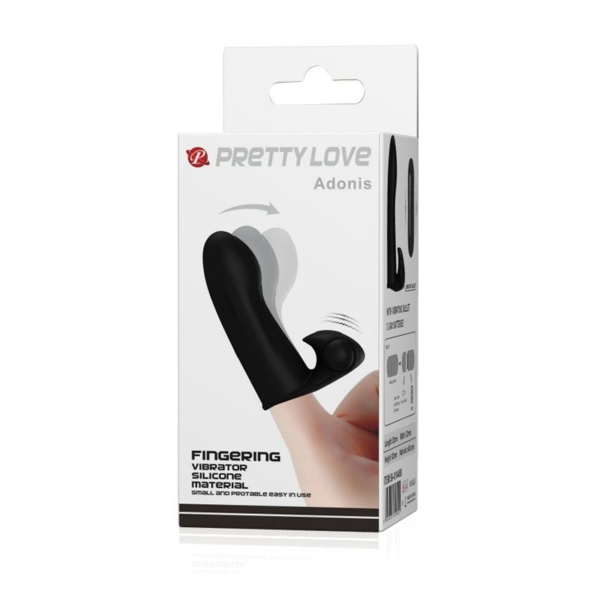Finger Sleeve Vibrator Black - immagine 9