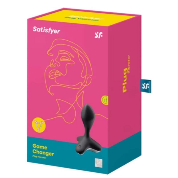 Game Changer Butt Plug with Vibration Black - immagine 8