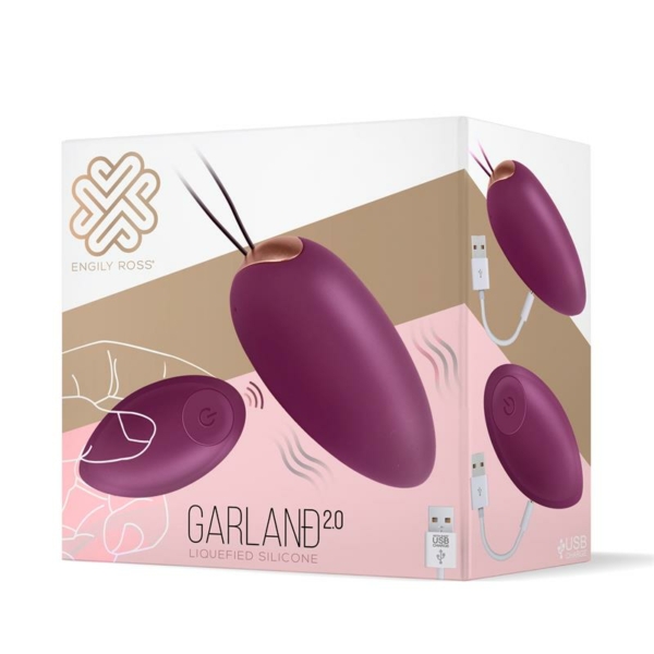 Garland 2.0 Vibrating Egg Remote Control USB Injected Liquified Silicone - immagine 8