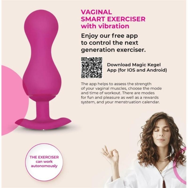 Gballs 3 Kegel Balls with App Petal Rose - immagine 9