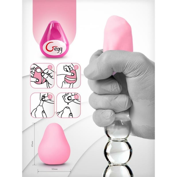 GEgg Masturbator Egg Pink - immagine 4
