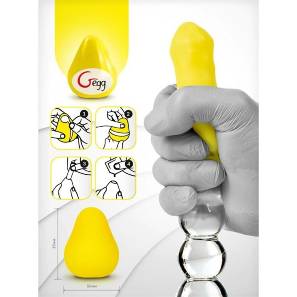 Gegg Masturbator Egg Yellow - immagine 4