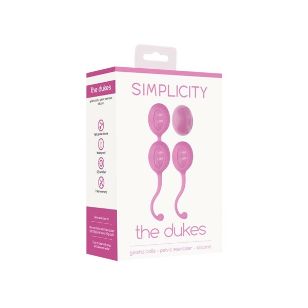 Geisha Balls Pack of 4 Silicone Pink - immagine 2