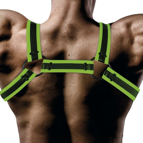Glow in the Dark Bondage Chest Harness - immagine 3