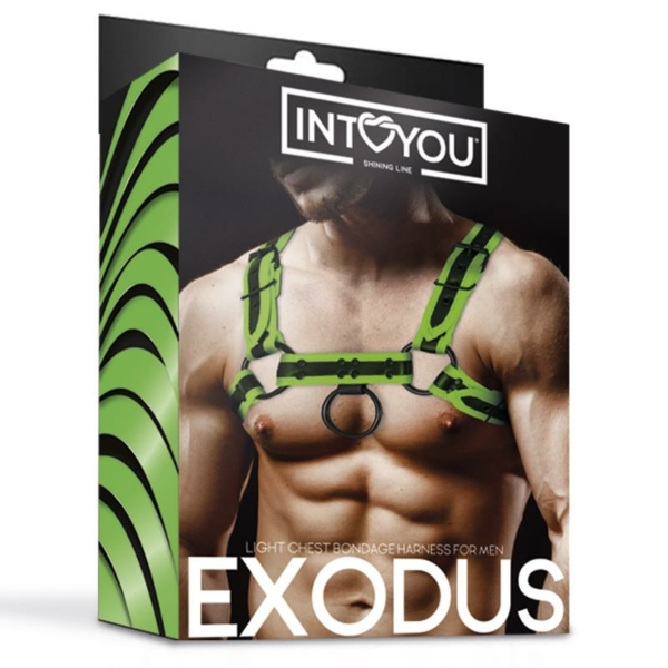 Glow in the Dark Bondage Chest Harness - immagine 6