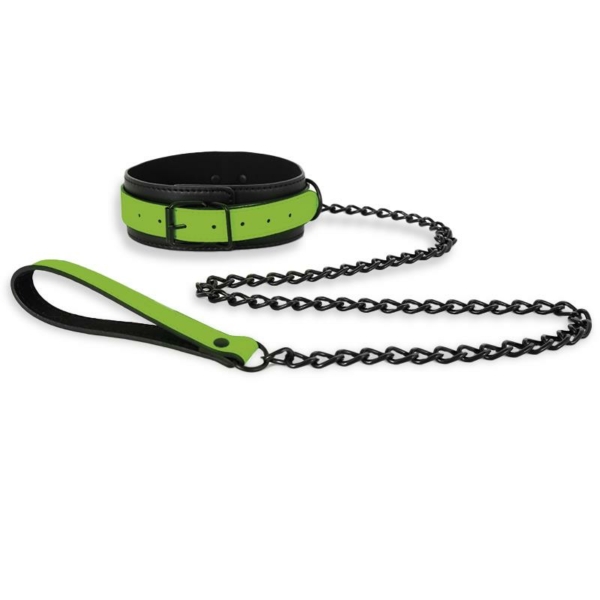Glow in the Dark Collar with Leash - immagine 4
