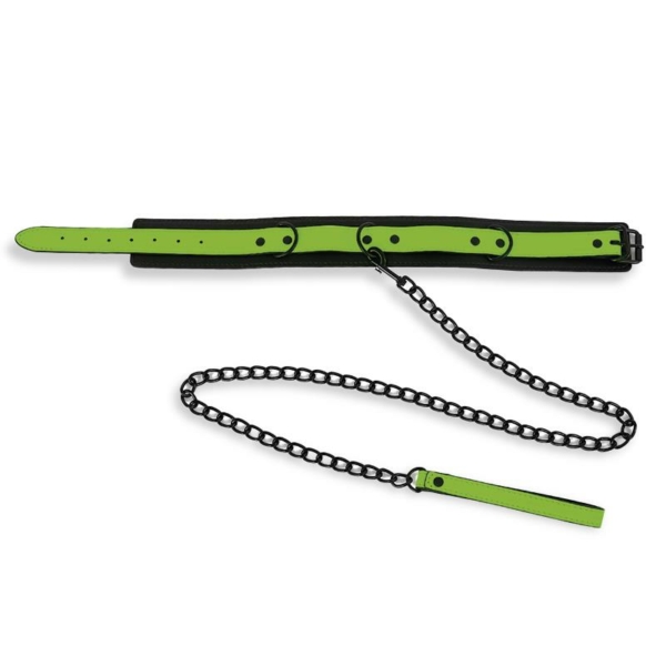 Glow in the Dark Collar with Leash - immagine 5