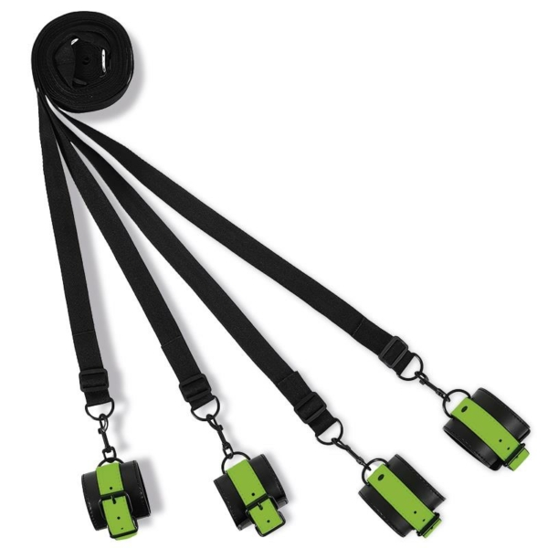 Glow in the Dark Cuffs and Restraints Bed Set - immagine 3